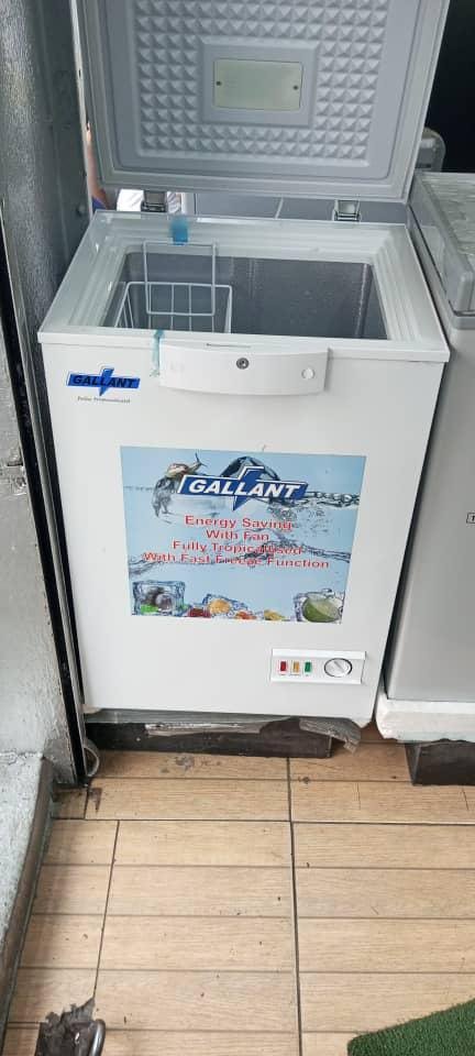 A Gallant chest freezer on the LAMM Investment shop floor.