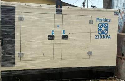 Perkins 230 kVA — generator held by LAMM Investment Company.