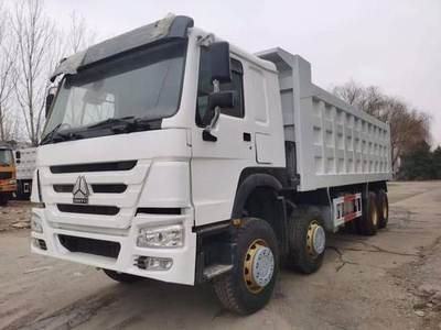 Sinotruk HOWO 8x4 — tipper truck held by LAMM Investment Company.